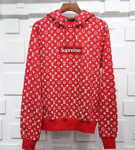 louis vuitton supreme hoodie grailed|supreme shirt Louis Vuitton price.